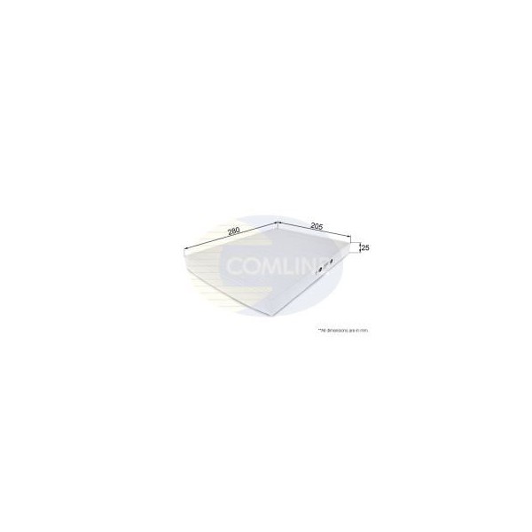 COMLINE CABIN POLLEN PAPER FILTER image