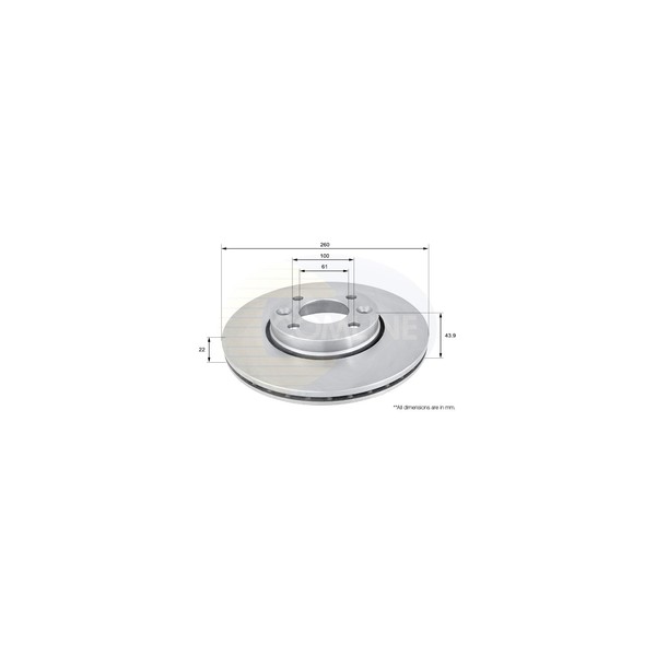 (BP) Comline Brake Disc  (Single) image