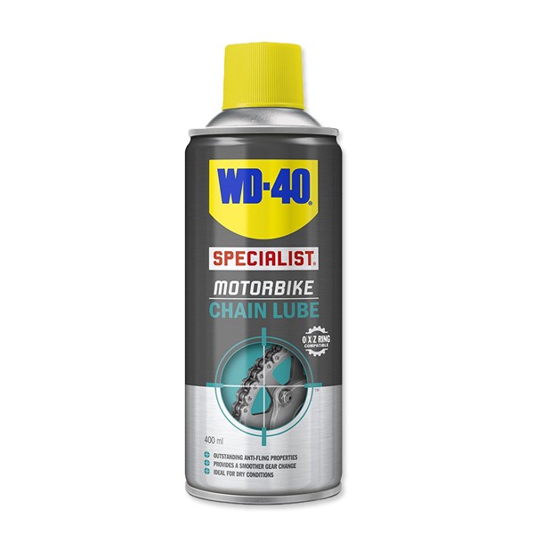 WD40 Motorbike Specialist Chain Lube 400ml Wilco Direct