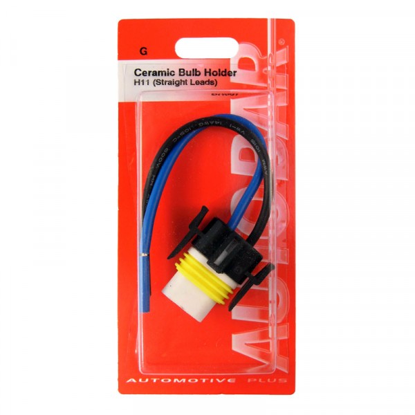 H11 Ceramic Bulb Holder Straight Leads Wilco Direct