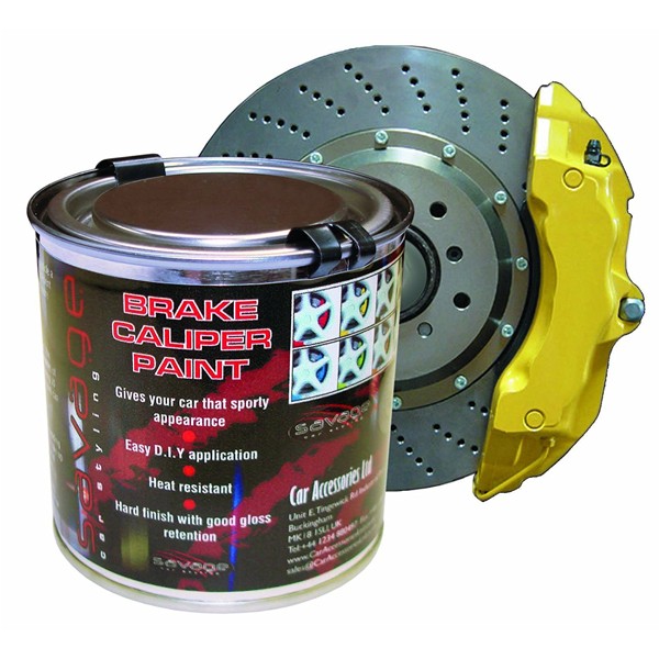 Savage Brake Caliper Paint Yellow 250ml Wilco Direct