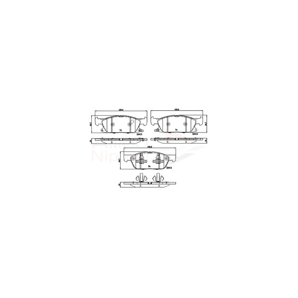 Allied Nippon Brake Pads image