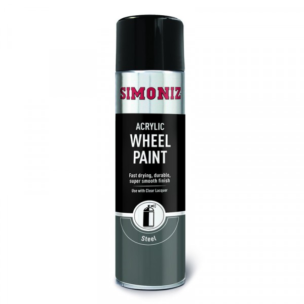 Simoniz Wheel Spray Paint Steel 500ml Wilco Direct