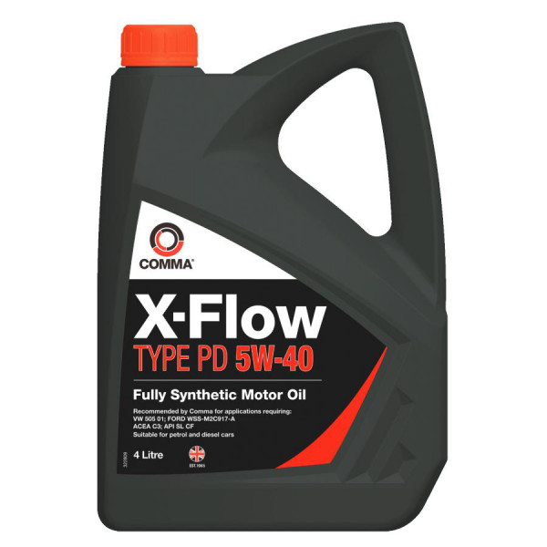 Comma X-Flow Type PD 5W-40 Fully Synthetic Motor Oil - 5 Litres image