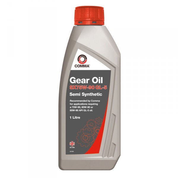 Comma SX75W-90 GL-5 Semi-Synthetic Gear Oil - 1 Litre image