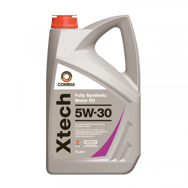 Comma XTech 5W-30 Motor Oil - 5 Litres image