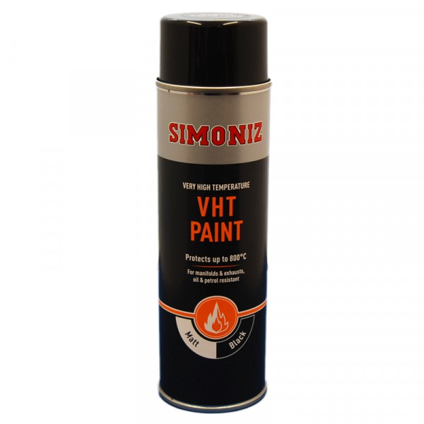 Simoniz Very High Temperature Black Paint 500ml Wilco Direct