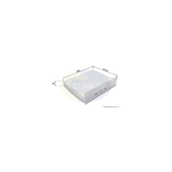 COMLINE CABIN POLLEN PAPER FILTER image