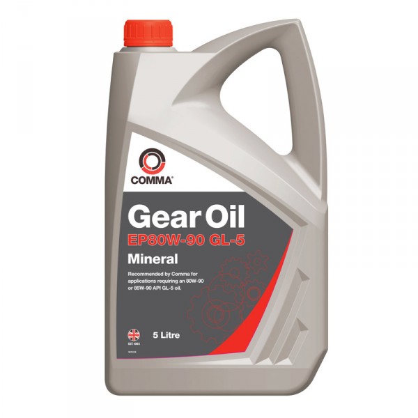 Comma EP80W-90 GL-5 Gear Oil - 5 Litres image