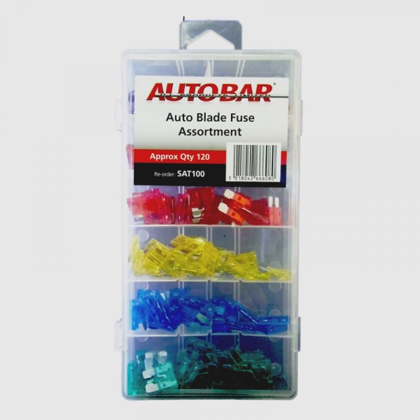 Assorted Auto Blade Fuses Pack 120 Wilco Direct