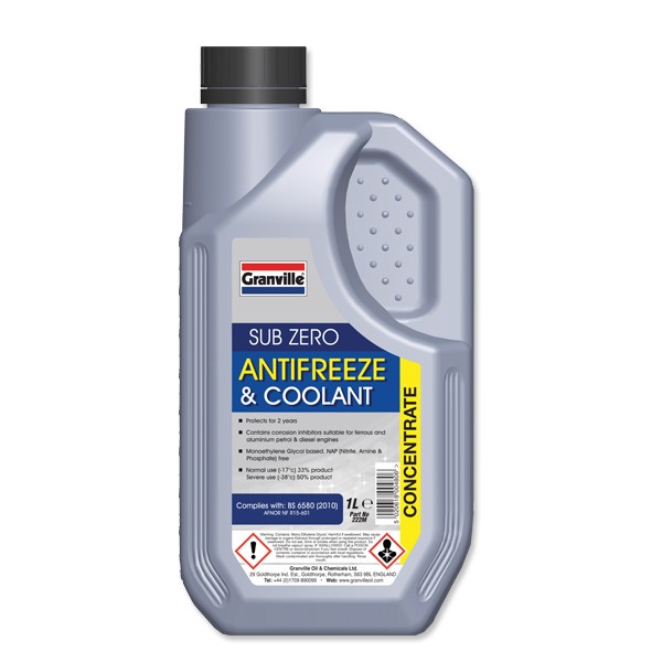 Granville Sub Zero Blue Antifreeze - 1 Litre image