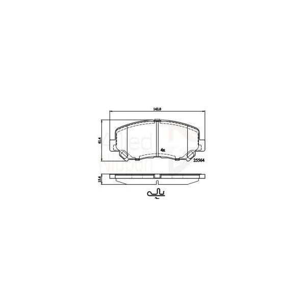 Allied Nippon Brake Pads image