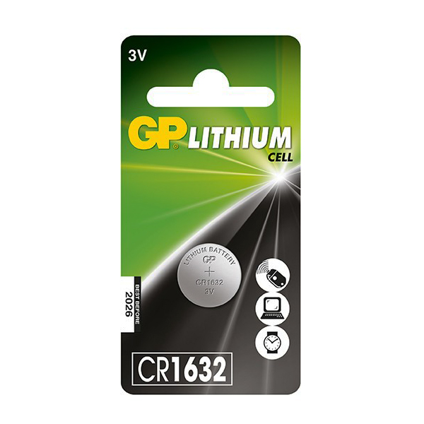 GP Premium Car Key Battery CR1632 (CA17) 3V Lithium Wilco Direct