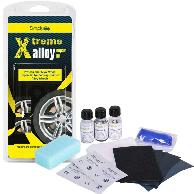 Wheel Repair Adhesive Kit Effective Alloy Wheel Repair Kit Silver