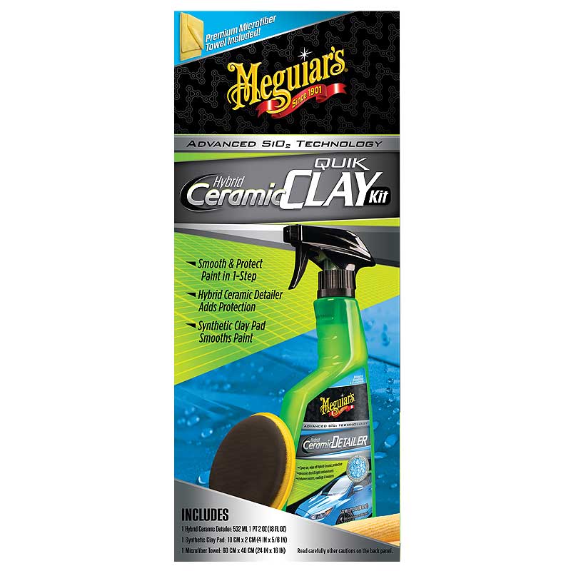 Get Super SMOOTH Paint with Hybrid CERAMIC Protection - Meguiar's Hybrid  Ceramic Quik Clay Kit 