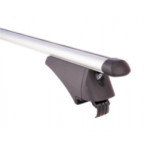 Image for Summit Silver Aluminium Locking Railing Roof Bars - (For Cars With Flush Rails)