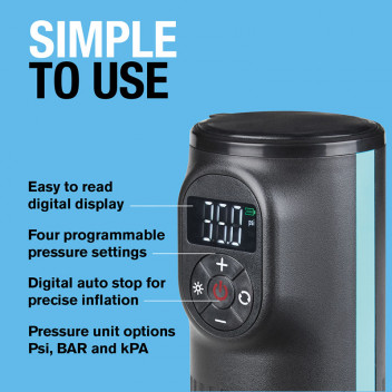 Ring Rechargeable Handheld Tyre Inflator Image for Ring Rechargeable Handheld Tyre Inflator