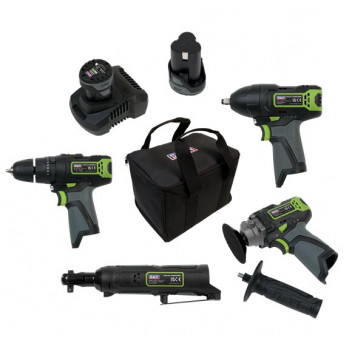 Sealey 4 x SV10.8 Series Cordless Combo Kit 10.8V - 2 Batteries Image for Sealey 4 x SV10.8 Series Cordless Combo Kit 10.8V - 2 Batteries