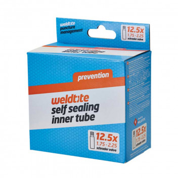Weldtite Schrader Valve Self Sealing Inner Tube - 24 x 1.75-2.125 Image for Weldtite Schrader Valve Self Sealing Inner Tube - 24 x 1.75-2.125