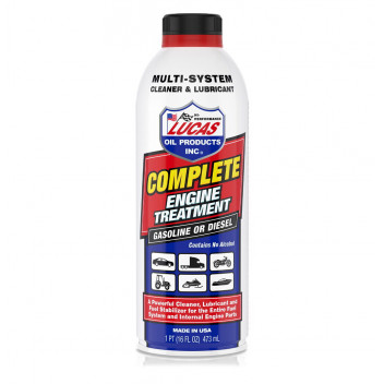 Lucas Oil Complete Engine & Fuel Cleaning Treatment - 473ml Image for Lucas Oil Complete Engine & Fuel Cleaning Treatment - 473ml