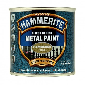 Image for Hammerite Metal Paint - Hammered Gold - 250ml