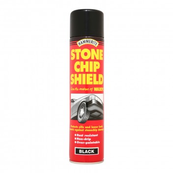 Hammerite Stonechip Shield - Black - 600ml Image for Hammerite Stonechip Shield - Black - 600ml