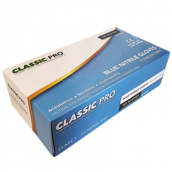 Blue Nitrile Gloves - Medium Image for Blue Nitrile Gloves - Medium