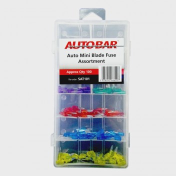 Image for Assorted Auto Mini Blade Fuses - Pack 100