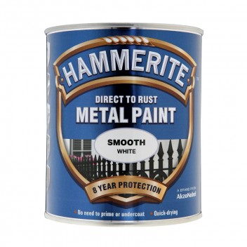 Image for Hammerite Metal Paint - Smooth White - 750ml