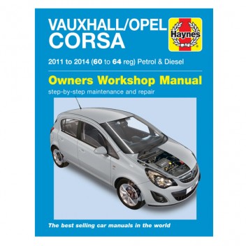 Image for Vauxhall/Opel Corsa Petrol & Diesel (11-14) 60 To 64 - Haynes Manual