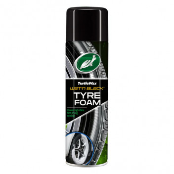 Turtle Wax Wet n Black Tyre Foam - 500ml Image for Turtle Wax Wet n Black Tyre Foam - 500ml