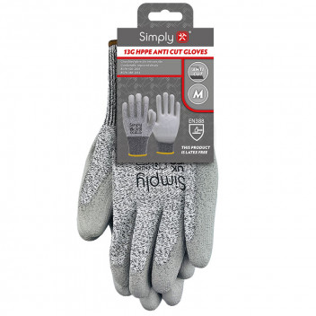 Simply 13G HPPE Anti-Cut Gloves - Medium Image for Simply 13G HPPE Anti-Cut Gloves - Medium