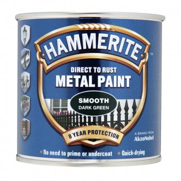 Image for Hammerite Metal Paint - Smooth Dark Green - 250ml