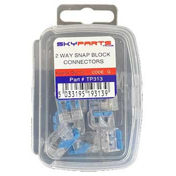 Image for SkyParts 2 Way Snap Lock Wiring Connectors - 10 Piece