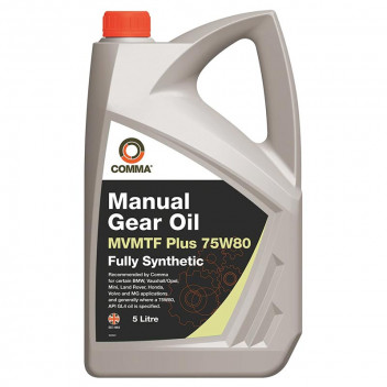 Image for Comma MVMTF 75W-80 Plus Fully Synthetic Gear Oil - 5 Litres