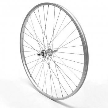 Oxford Single Wall Mountain Bike Rear Wheel - Silver - 26" Image for Oxford Single Wall Mountain Bike Rear Wheel - Silver - 26"