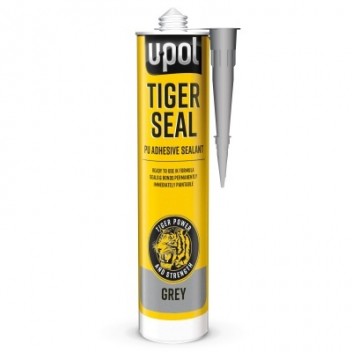U-Pol Tiger Seal PU Adhesive Sealant (Grey) - 310 ml Cartridge Image for U-Pol Tiger Seal PU Adhesive Sealant (Grey) - 310 ml Cartridge