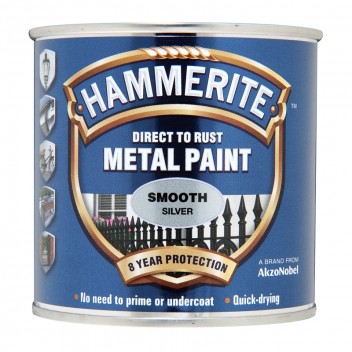 Image for Hammerite Metal Paint - Smooth Silver - 250ml