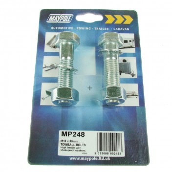 Image for Towball Bolts - M16 x 65mm - Pair of 2