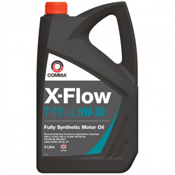 Comma X-Flow Type LL 5W-30 Fully Synthetic Oil - 5 Litres Image for Comma X-Flow Type LL 5W-30 Fully Synthetic Oil - 5 Litres