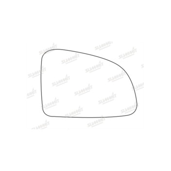 Mirror Glass for Vauxhall Meriva 2003 - 2009 - Right Hand Side Image for Mirror Glass for Vauxhall Meriva 2003 - 2009 - Right Hand Side