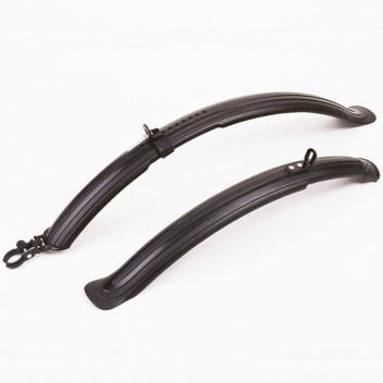 Oxford Mudstop 1 Hybrid 700c Mudguard Set - Black Image for Oxford Mudstop 1 Hybrid 700c Mudguard Set - Black