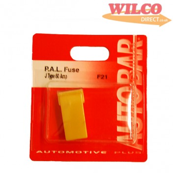 Image for Pal Fuse J Type 60 Amp - Yellow