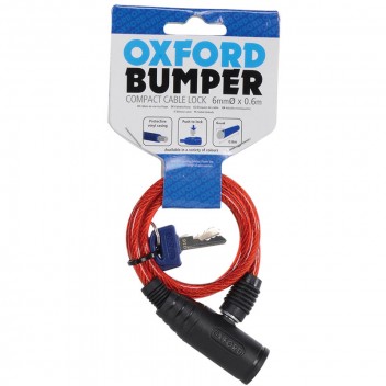 Image for Oxford Bumper Cable Lock 6mm - Red