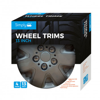 13" Simply Wheel Trims - Prime - Set of 4 Image for 13" Simply Wheel Trims - Prime - Set of 4