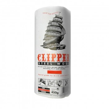 Clipper Steel Wool - Coarse - 450g Image for Clipper Steel Wool - Coarse - 450g