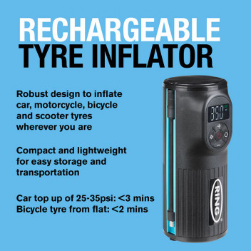 Ring Rechargeable Handheld Tyre Inflator Image for Ring Rechargeable Handheld Tyre Inflator
