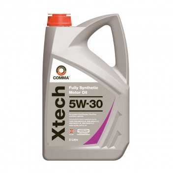 Comma XTech 5W-30 Motor Oil - 5 Litres Image for Comma XTech 5W-30 Motor Oil - 5 Litres