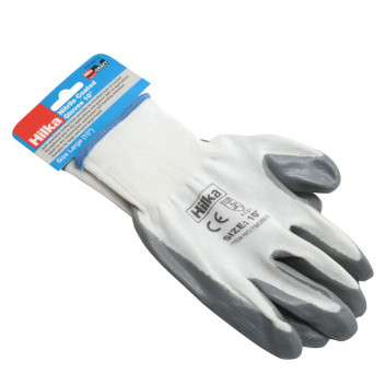 Hilka Nitrile Coated Work Gloves - Large Image for Hilka Nitrile Coated Work Gloves - Large