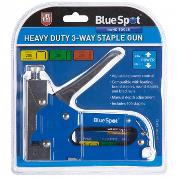 Image for Blue Spot Heavy Duty 3-Way Staple Gun